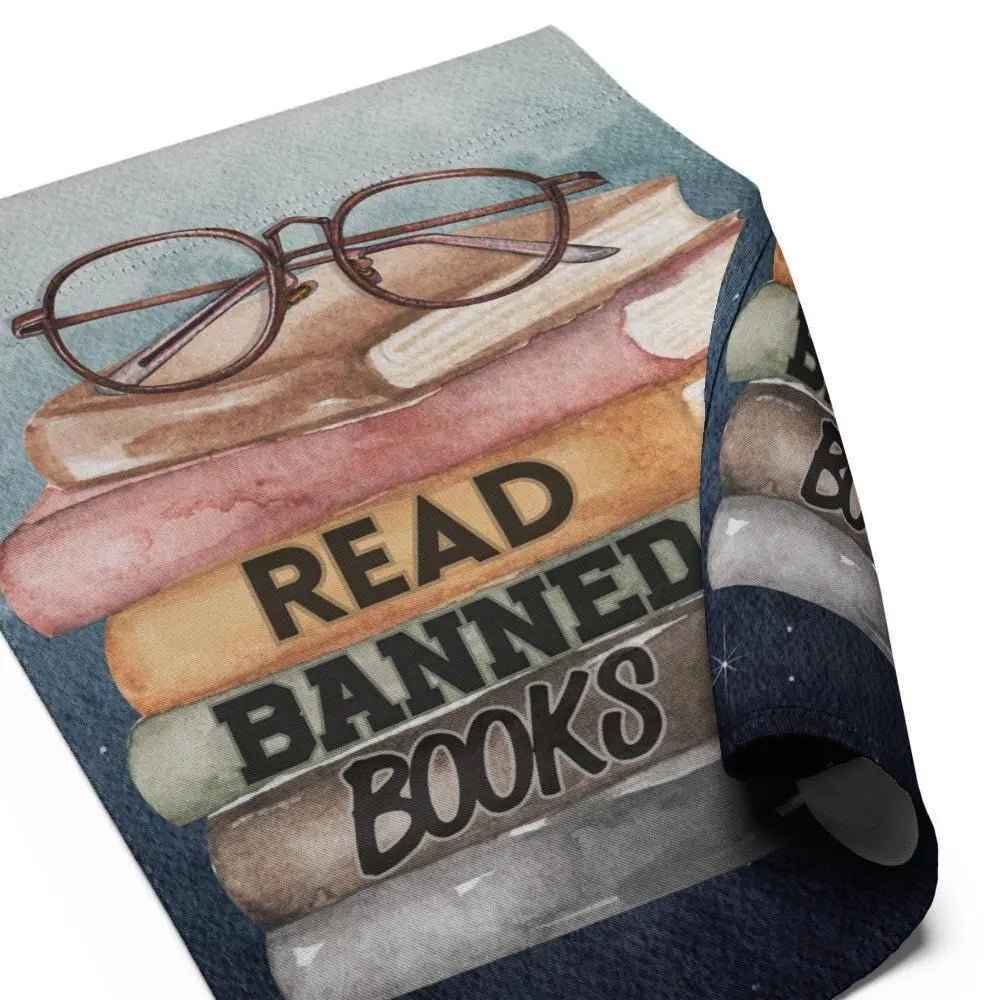 Read Banned Books Library Garden Flag