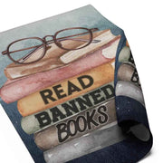 Read Banned Books Library Garden Flag