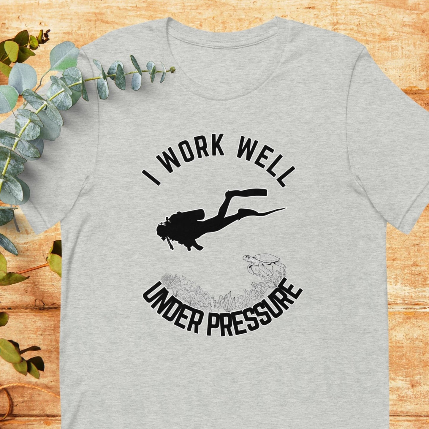 Reef Under Pressure Scuba Diving T-Shirt | Baby Toddler Adult - Aphantastic Designs