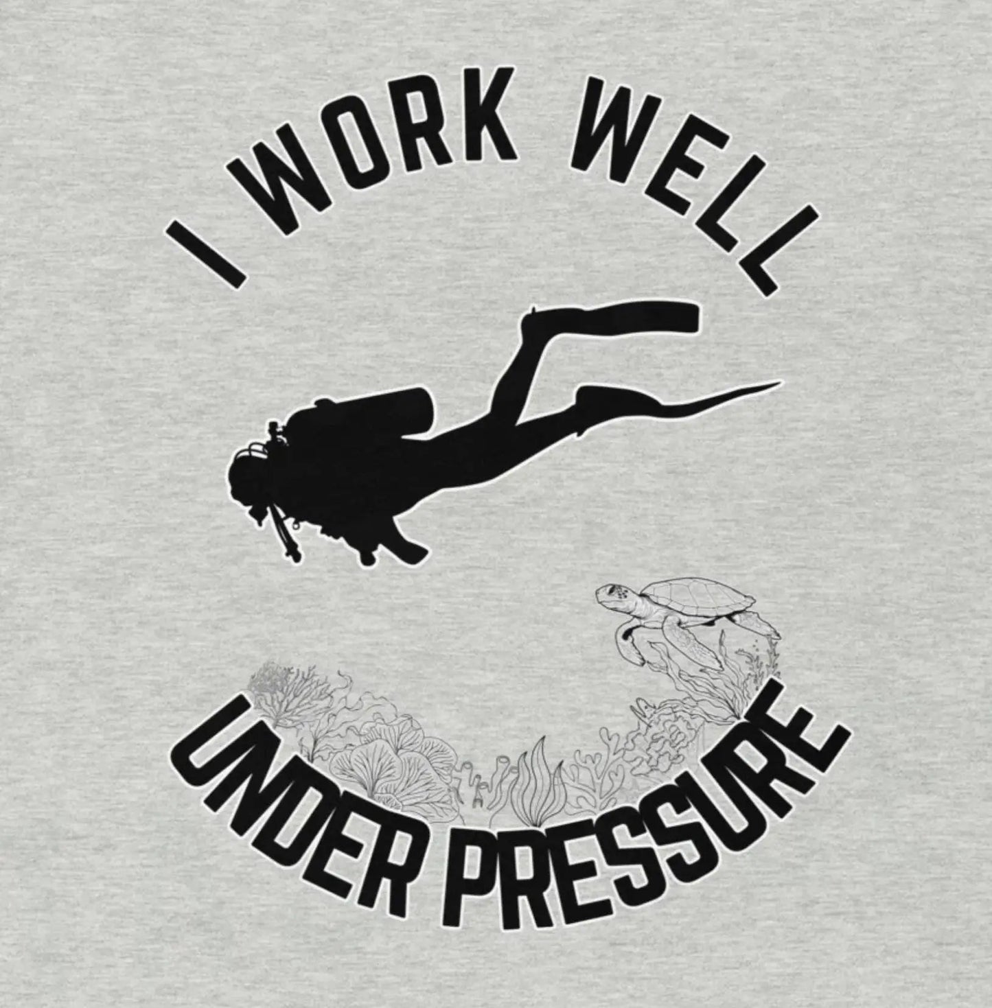 Reef Under Pressure Scuba Diving T-Shirt | Baby Toddler Adult - Aphantastic Designs