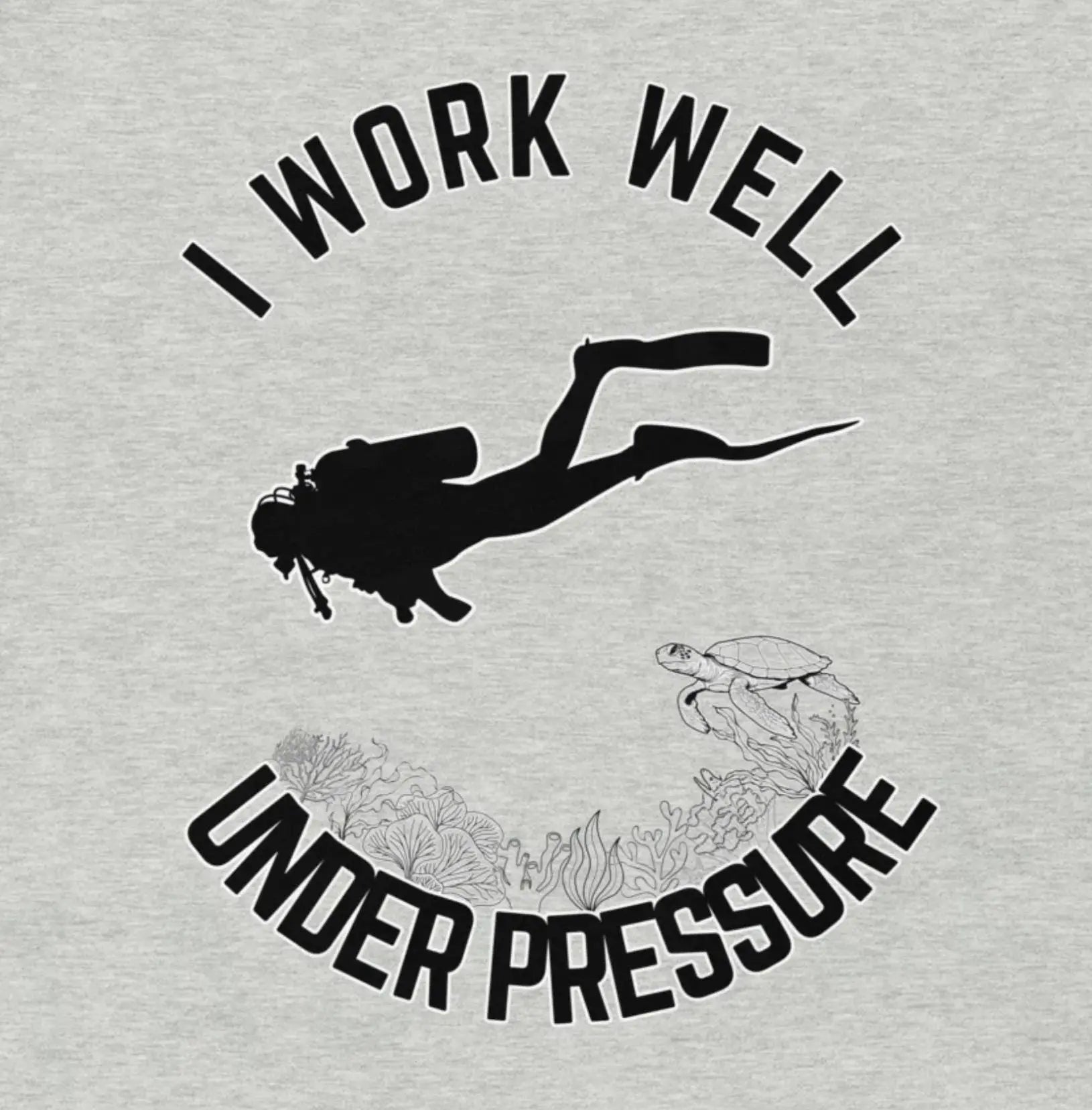 Reef Under Pressure Scuba Diving T-Shirt | Baby Toddler Adult - Aphantastic Designs