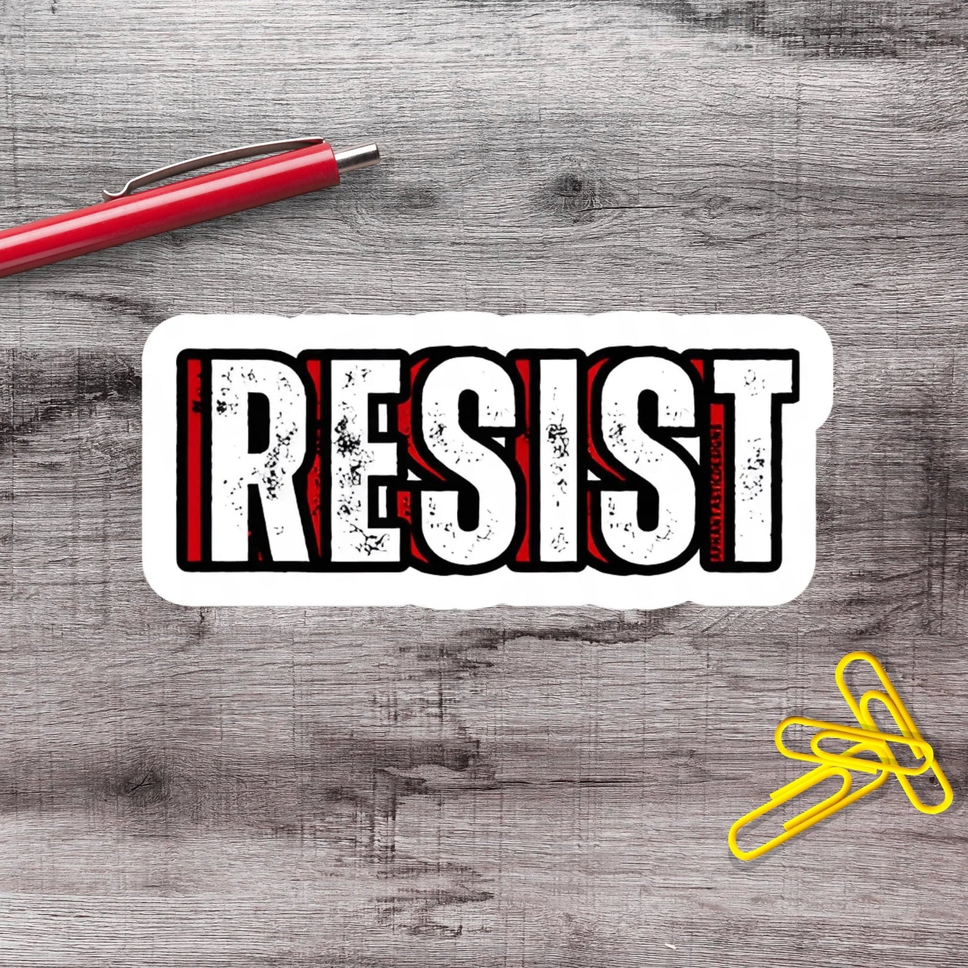 Resist Anti Trump Political Protest Vinyl Sticker | LIMITED RUN - Aphantastic Designs