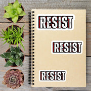 Resist Anti Trump Political Protest Vinyl Sticker