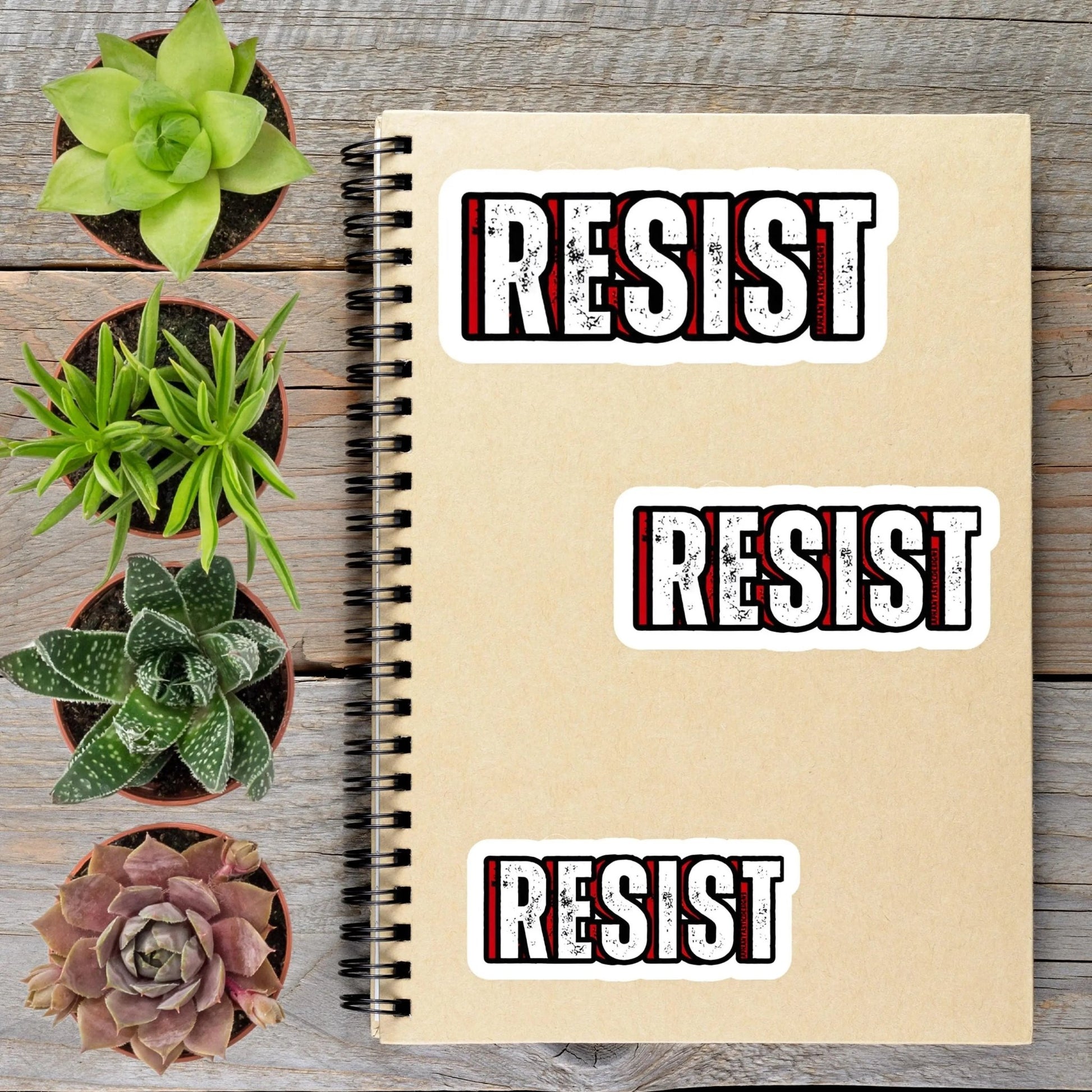 Resist Anti Trump Political Protest Vinyl Sticker | LIMITED RUN - Aphantastic Designs