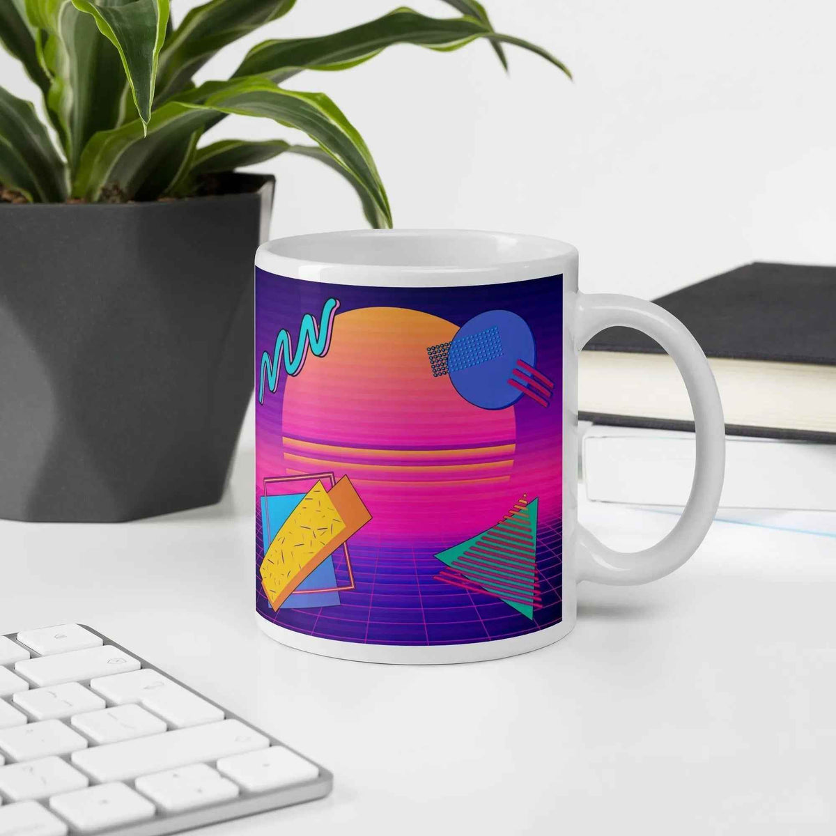 Retrowave Synthwave Coffee Mug