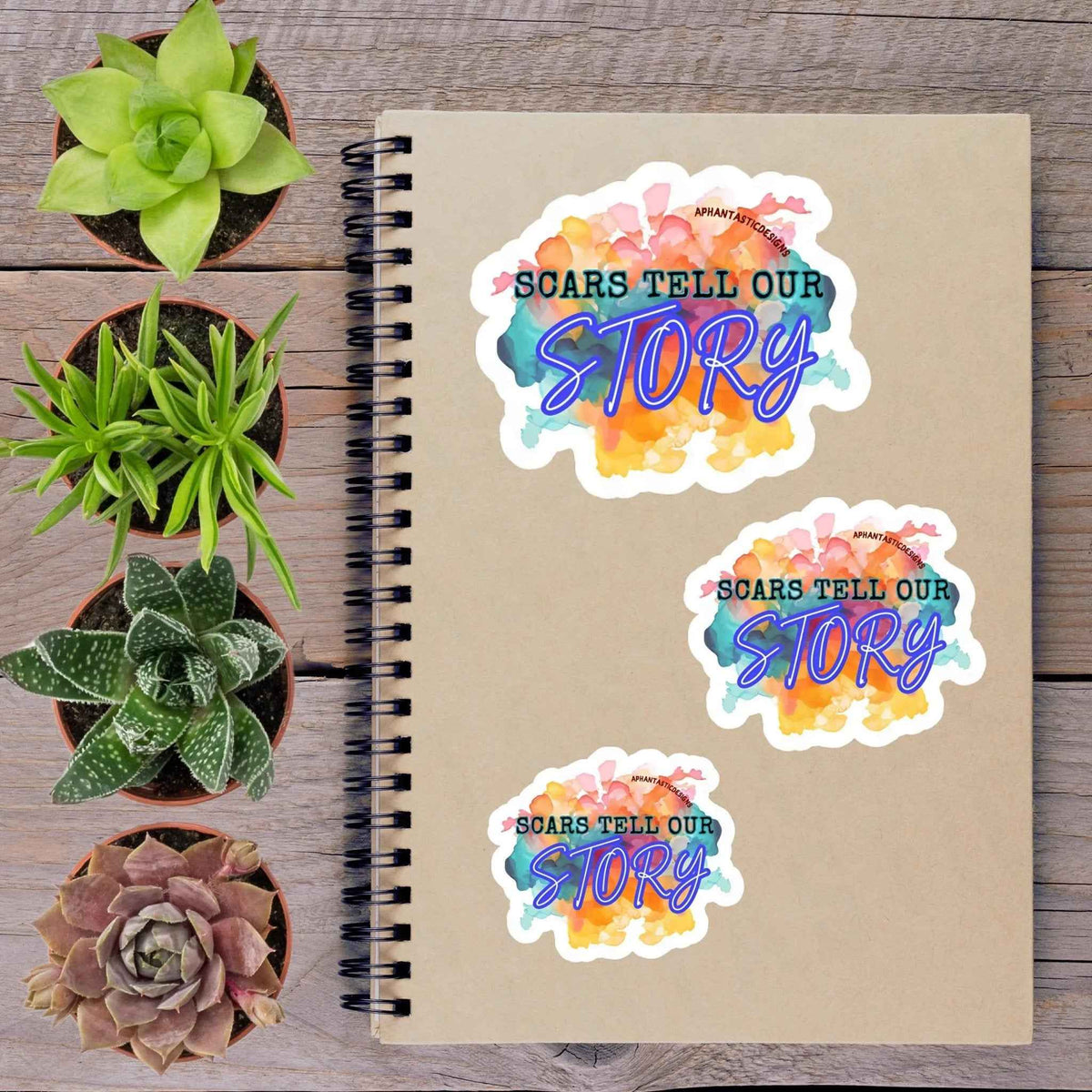 Scars Tell Our Story Vinyl Sticker