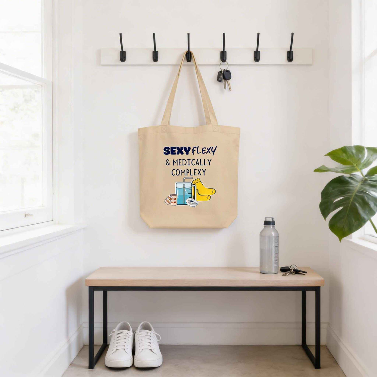 Sexy Flexy Ehlers Danlos Organic Cotton Tote Bag