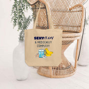 Sexy Flexy Ehlers Danlos Organic Cotton Tote Bag