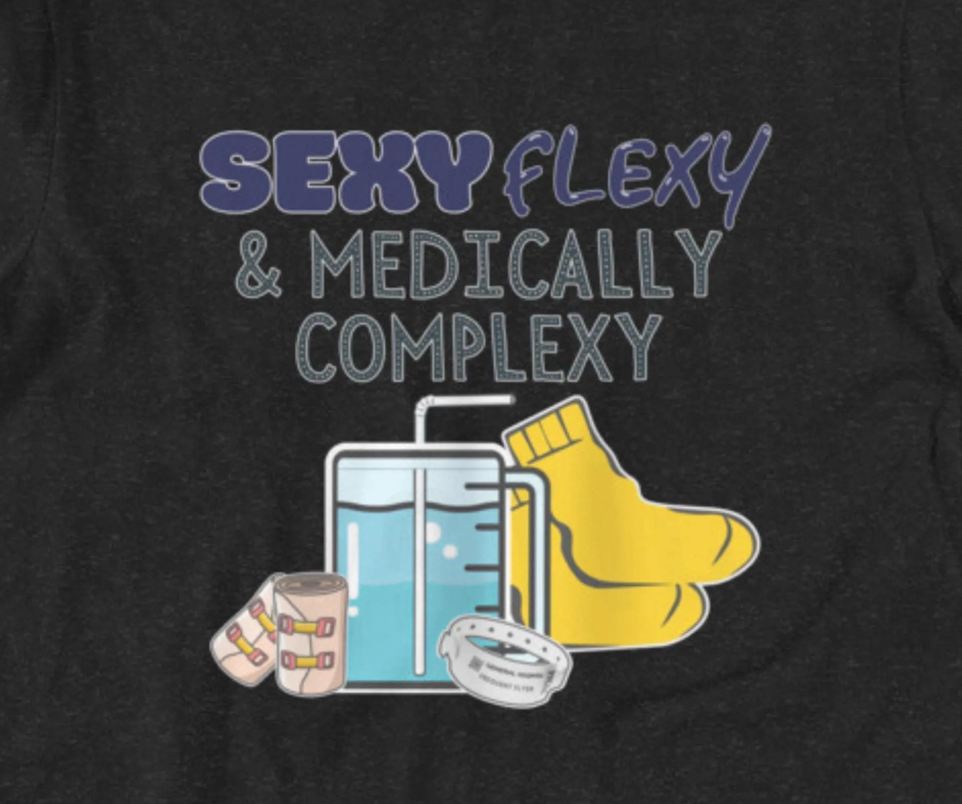Sexy Flexy Ehlers Danlos T-Shirt - Aphantastic Designs