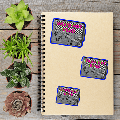 Skas Not Dead Wallet Vinyl Sticker - Aphantastic Designs