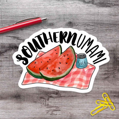 Southern Umami Watermelon Japanese Foodie Vinyl Sticker