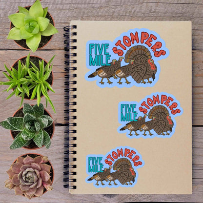 Spokane Five Mile Turkey Stompers Vinyl Sticker
