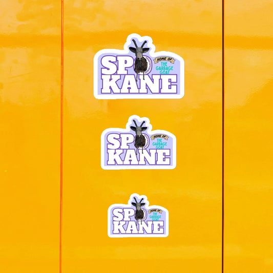 Spokane Home Of The Garbage Goat Magnet - Aphantastic Designs