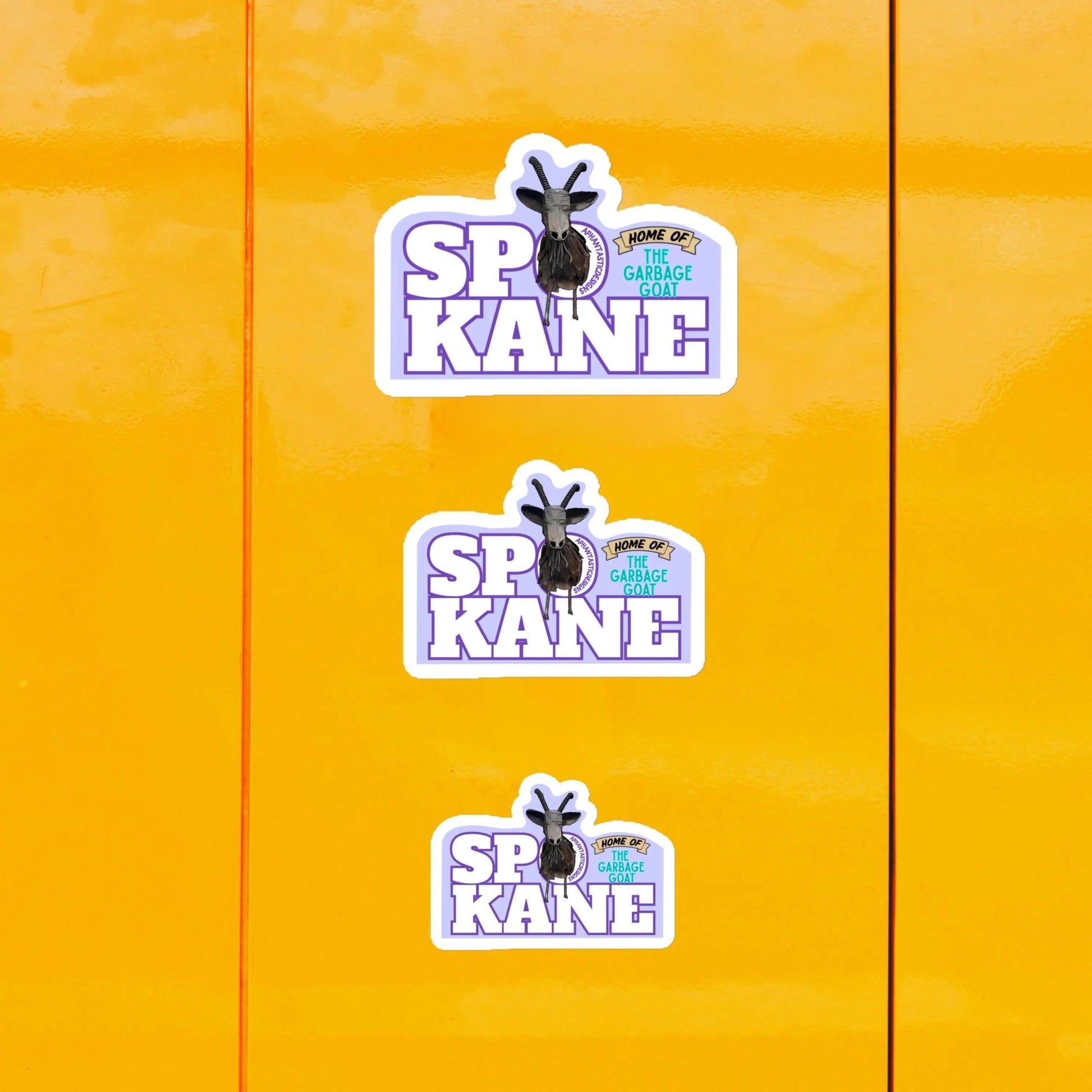 Spokane Home Of The Garbage Goat Magnet - Aphantastic Designs