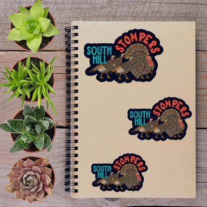 Spokane South Hill Turkey Stompers Vinyl Sticker - Aphantastic Designs