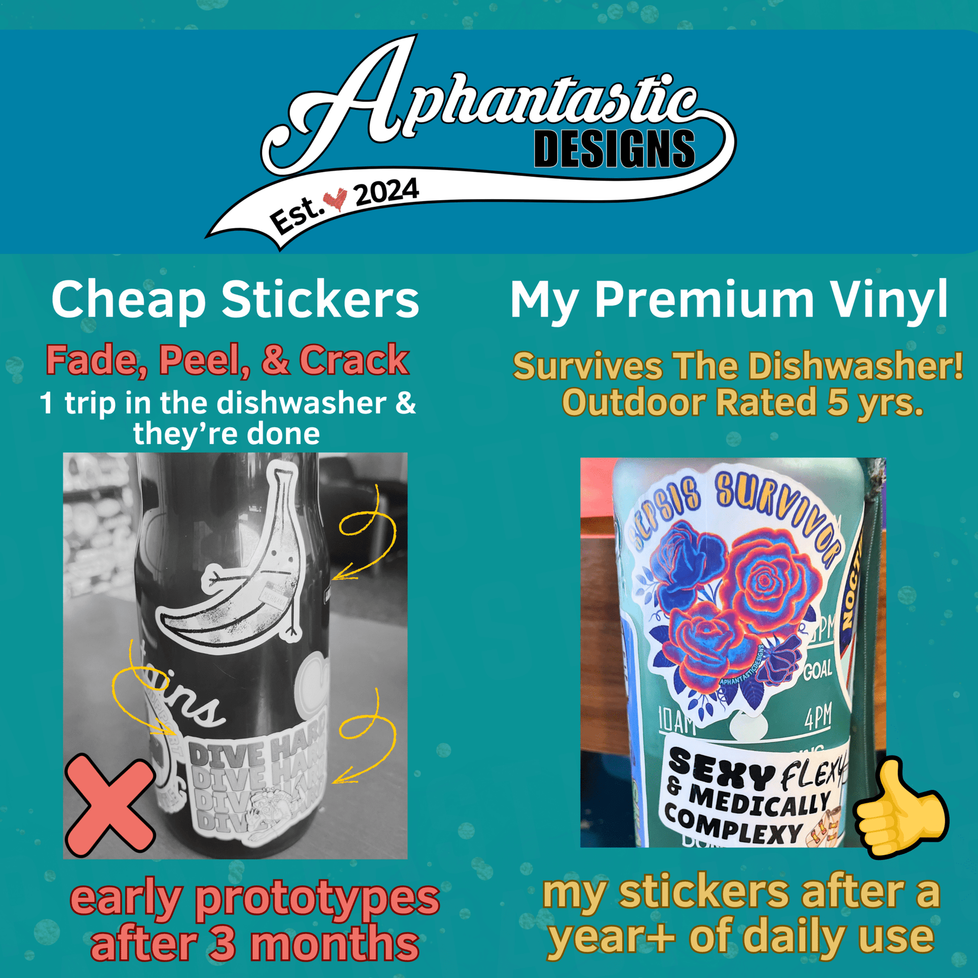 Spokane ! Washington Lilac City Garbage Goat Vinyl Sticker - Aphantastic Designs
