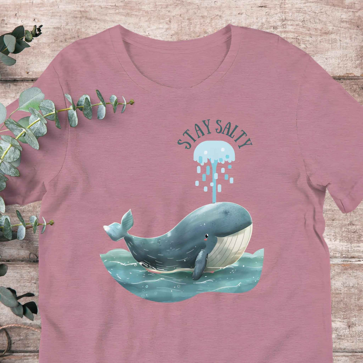 Stay Salty Whale T-Shirt | Baby Toddler Adult