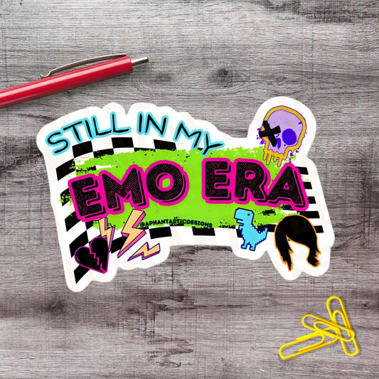 Still In My Emo Era Vinyl Sticker - Aphantastic Designs