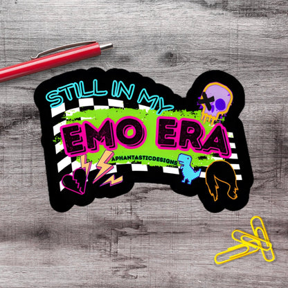 Still In My Emo Era Y2K Vinyl Sticker - Aphantastic Designs