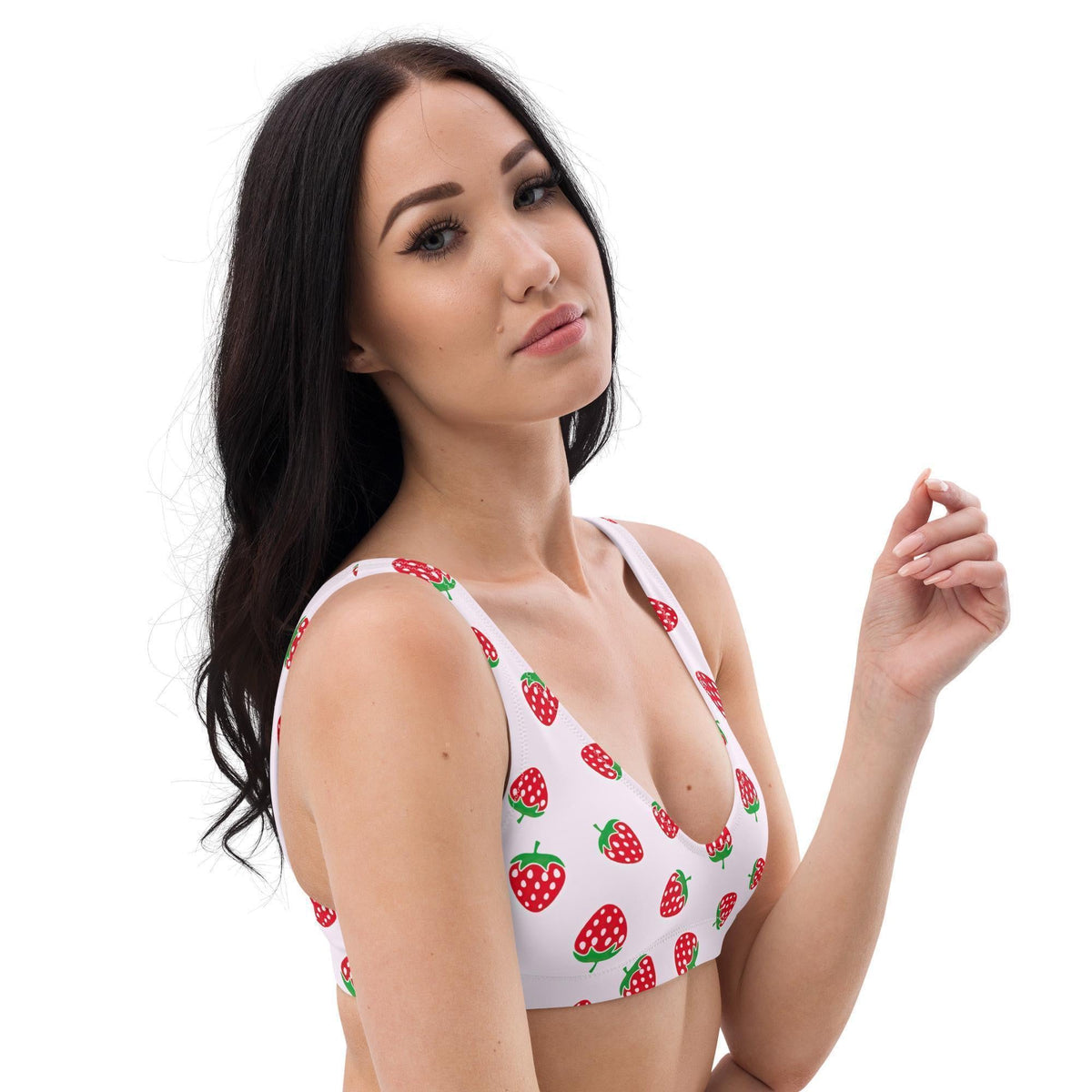 Strawberry Swimsuit Bikini Top - Sport/String - Aphantastic Designs