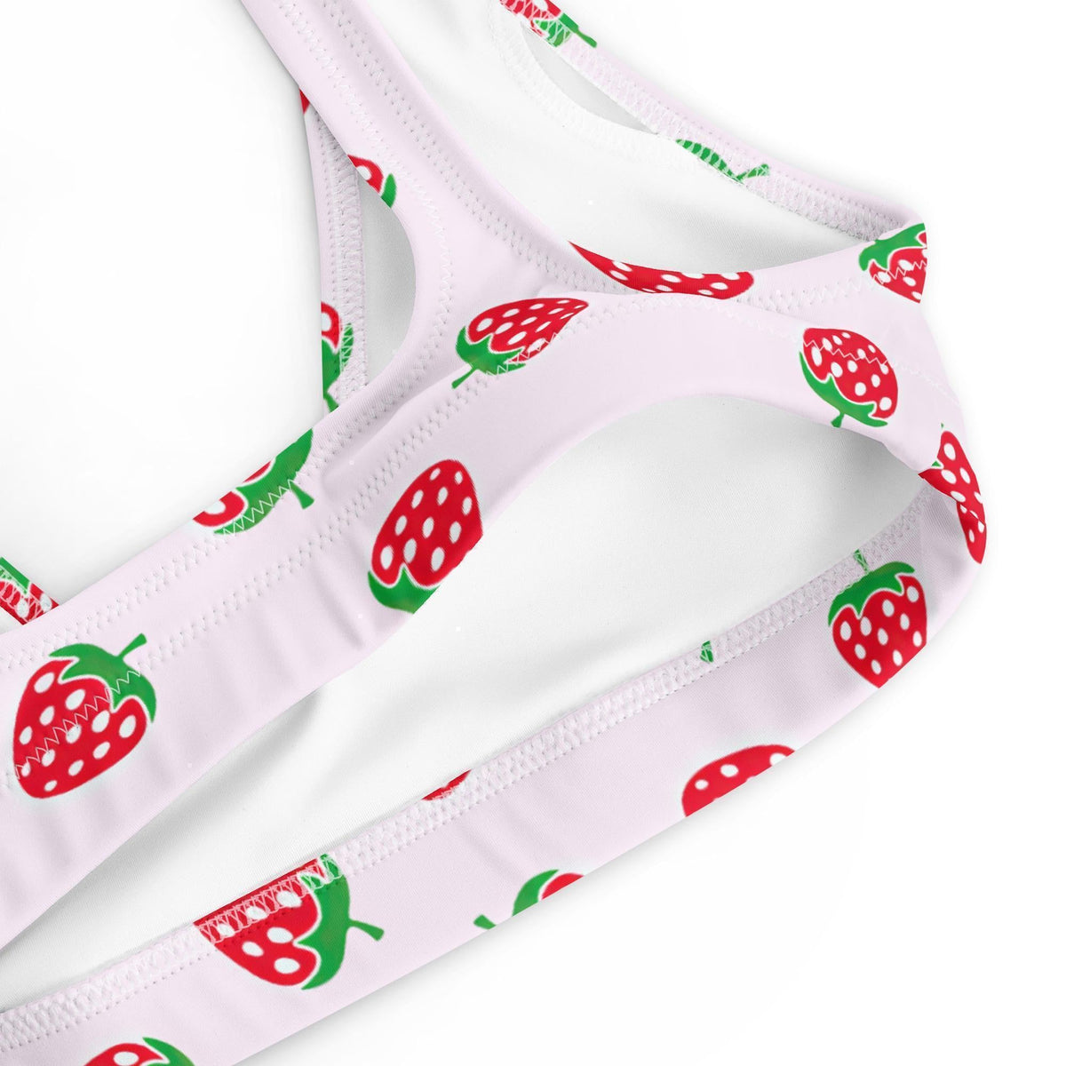 Strawberry Swimsuit Bikini Top - Sport/String - Aphantastic Designs