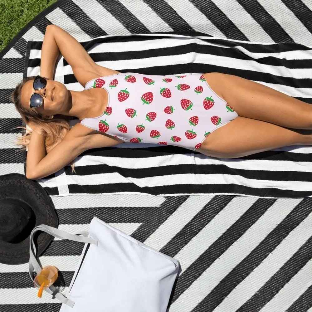 Strawberry One Piece Swimsuit