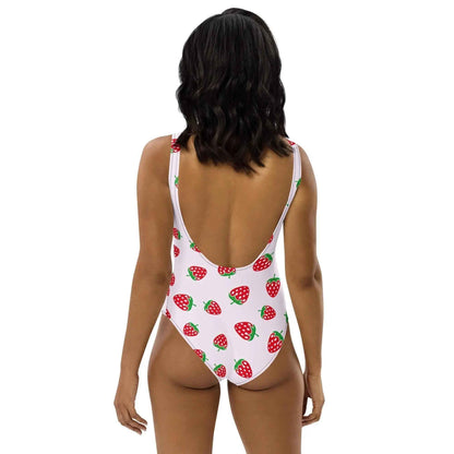 Strawberry One Piece Swimsuit
