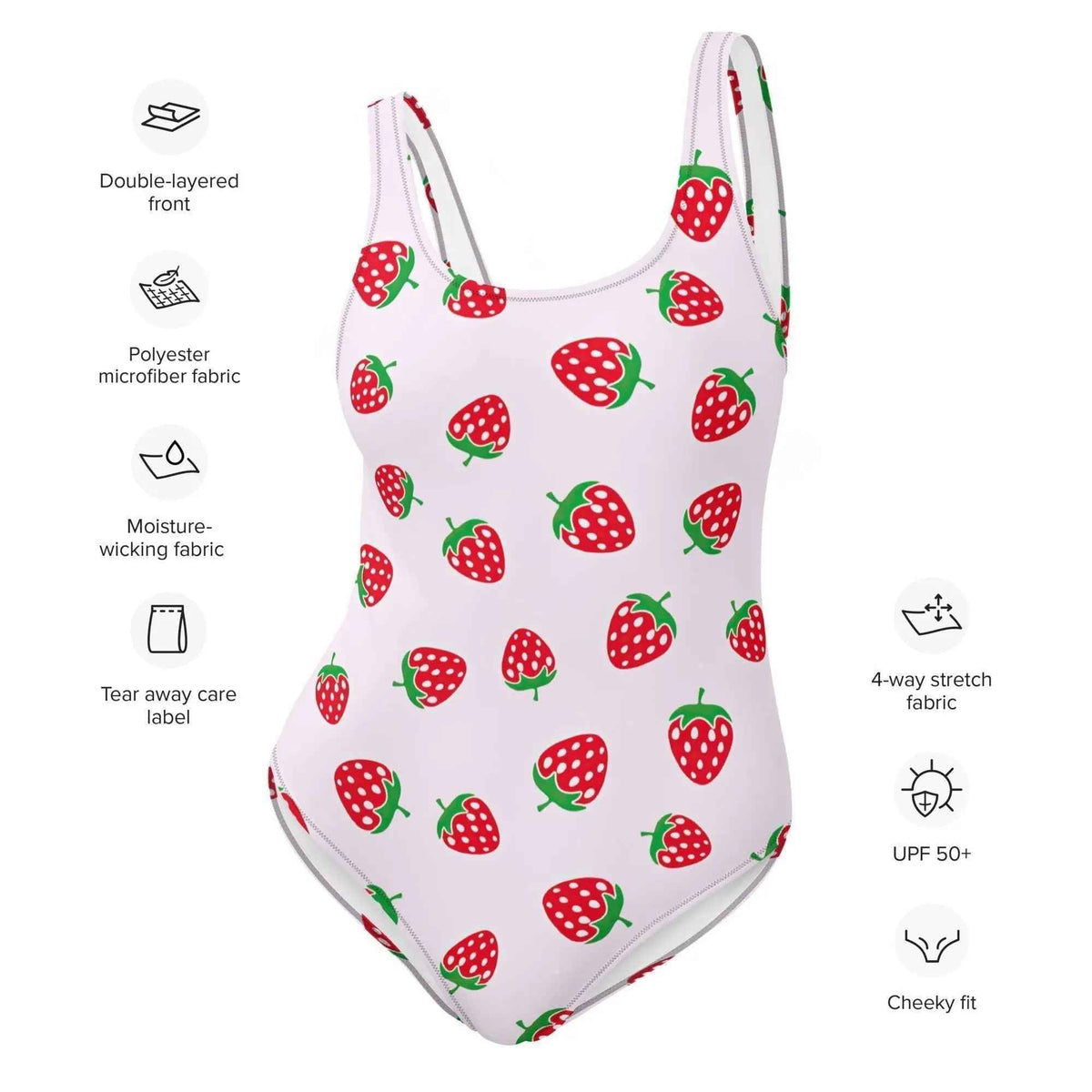 Strawberry One Piece Swimsuit
