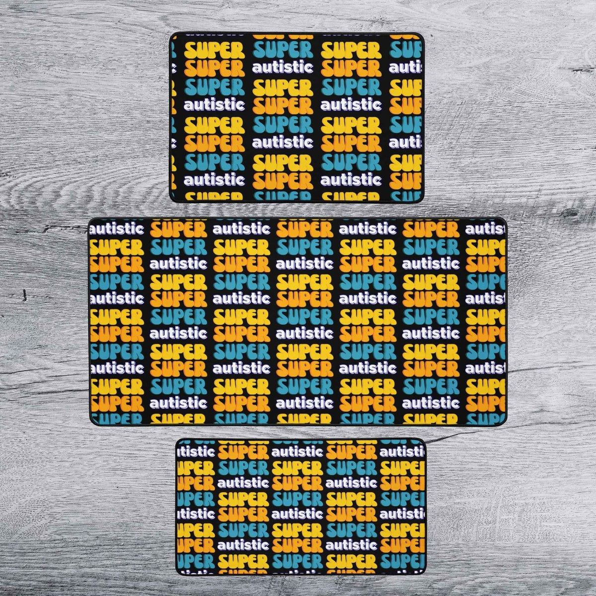 Super Autistic Autism Life Gaming Mouse Pad Deskmat | 4 SIZES