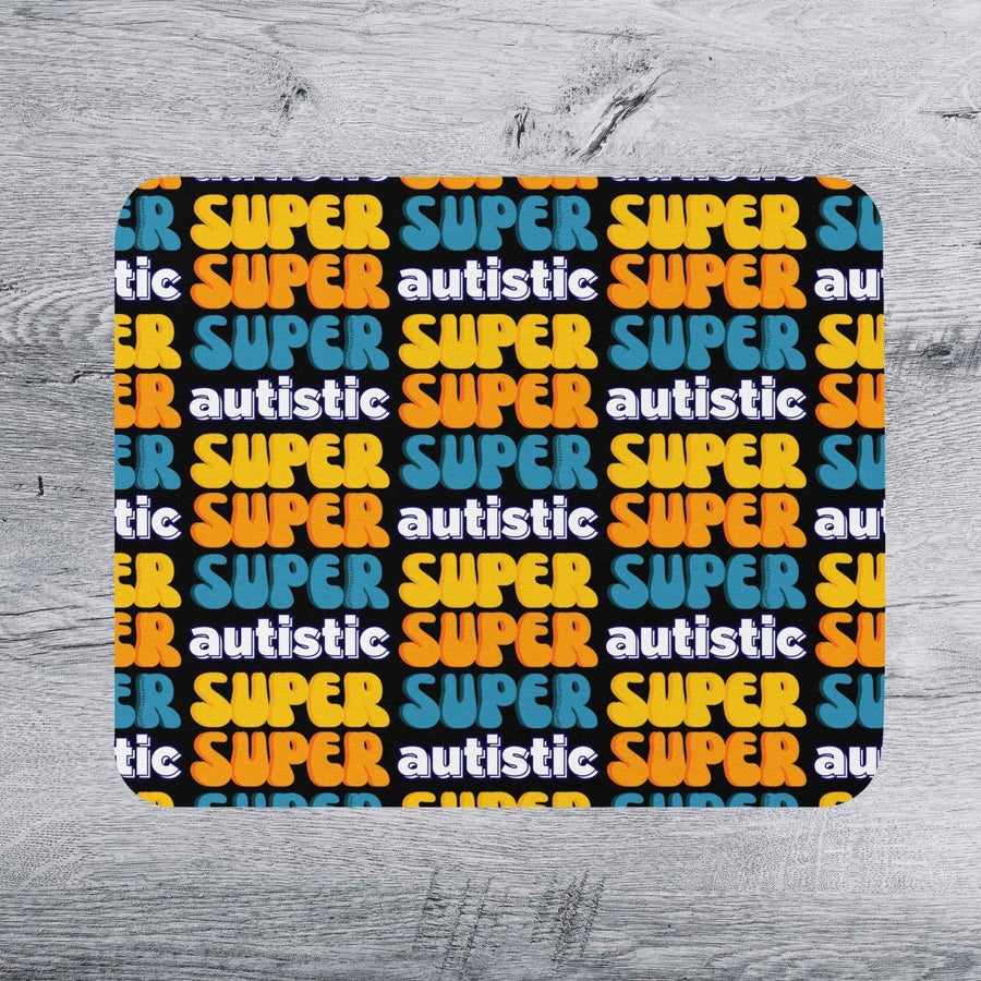 Super Autistic Autism Life Gaming Mouse Pad Deskmat | 4 SIZES