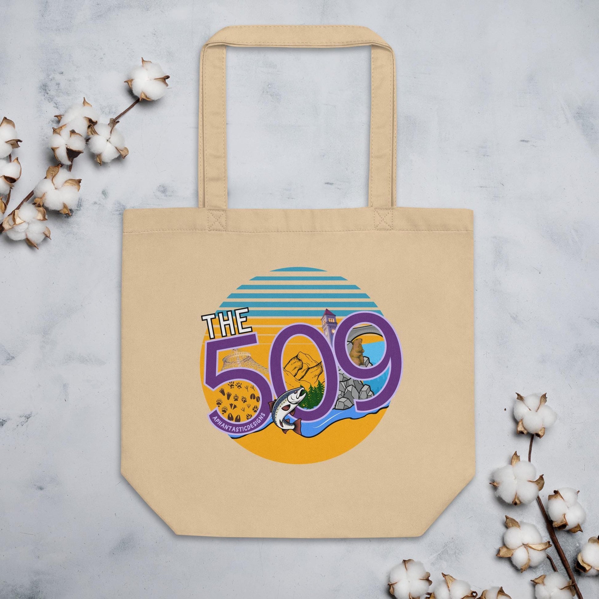 The 509 Spokane PNW Organic Cotton Tote Bag - Aphantastic Designs
