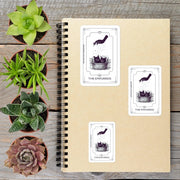 The Empurress Black Cat Tarot Style Vinyl Sticker - Aphantastic Designs