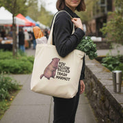 Trash Marmot PNW Organic Cotton Tote Bag | Medium or Large