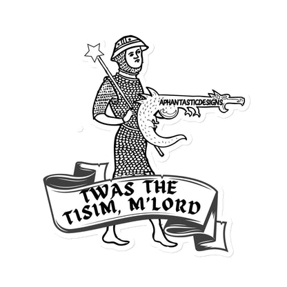 Funny Twas The Tism Autism Magnet Gift available in 3" | 4" | 6" Aphantastic Designs
