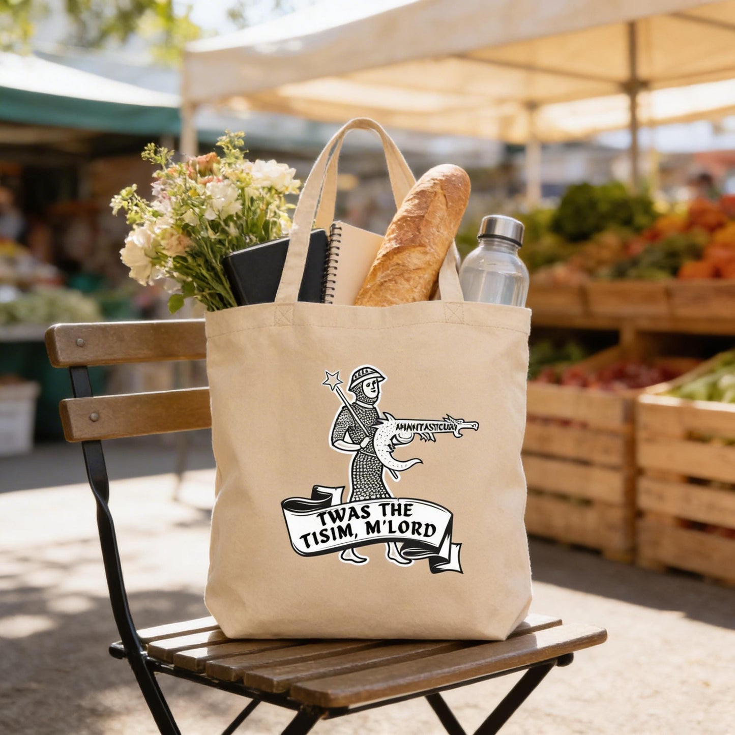 Twas The Tism Autism Organic Cotton Tote Bag - Aphantastic Designs