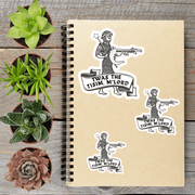 Twas The Tism My Lord Autism Vinyl Sticker - Aphantastic Designs