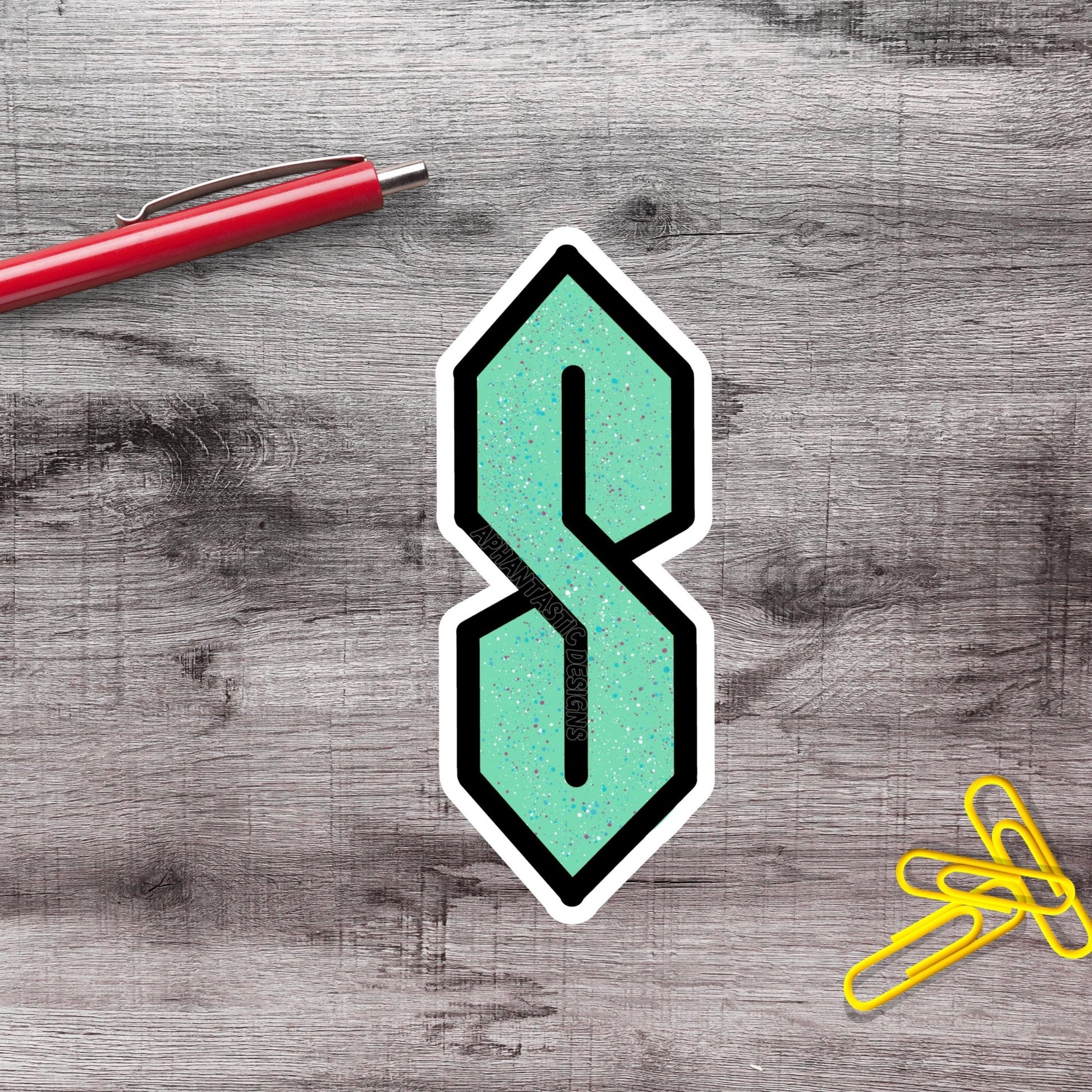 Vintage 90s Y2K Middle School S Vinyl Sticker - Aphantastic Designs