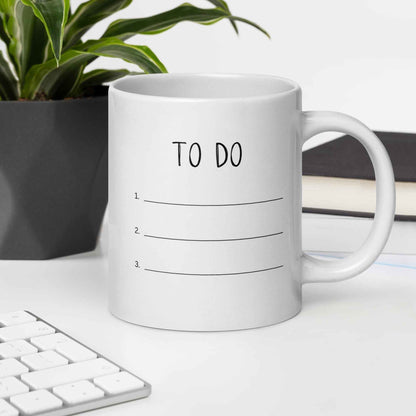 Write In To Do List Dry Erase Marker Mug