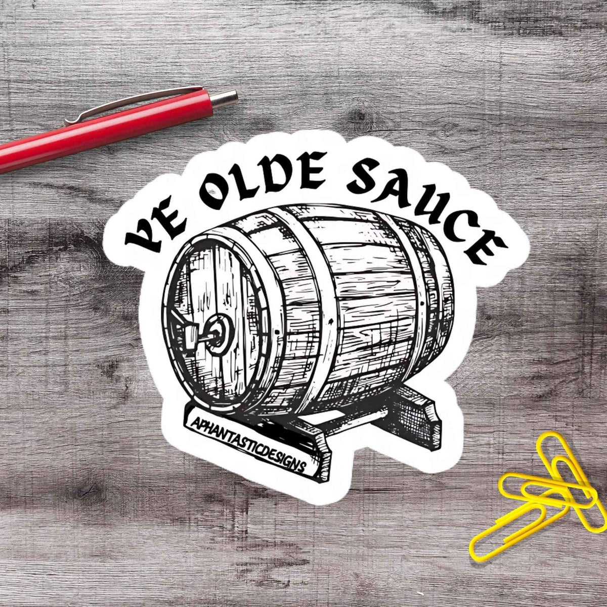 Ye Olde Sauce Vinyl Sticker